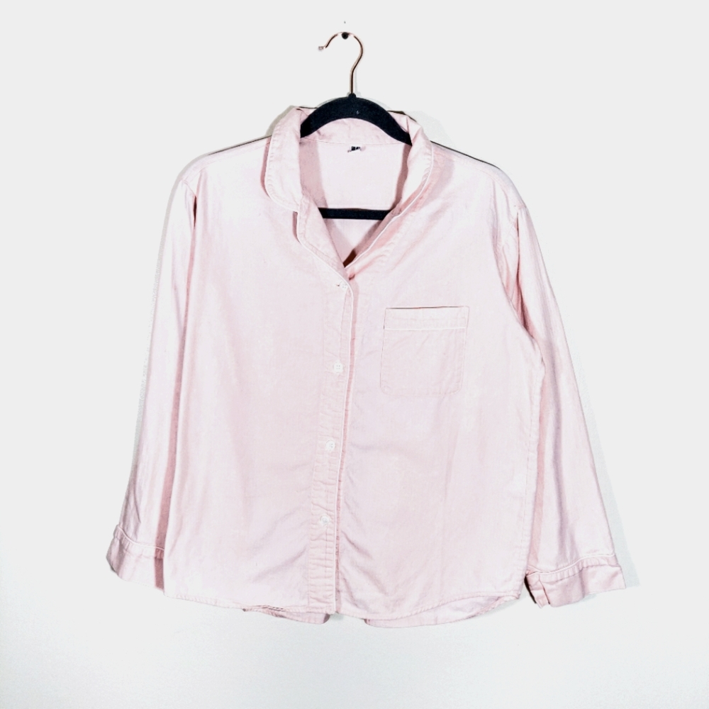 ⭐UNIQLO | Women's Warm Button Down Peach
